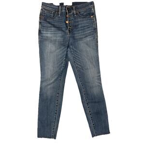 madewell jeans blue womens 29 10’ High rise Skinny Crop